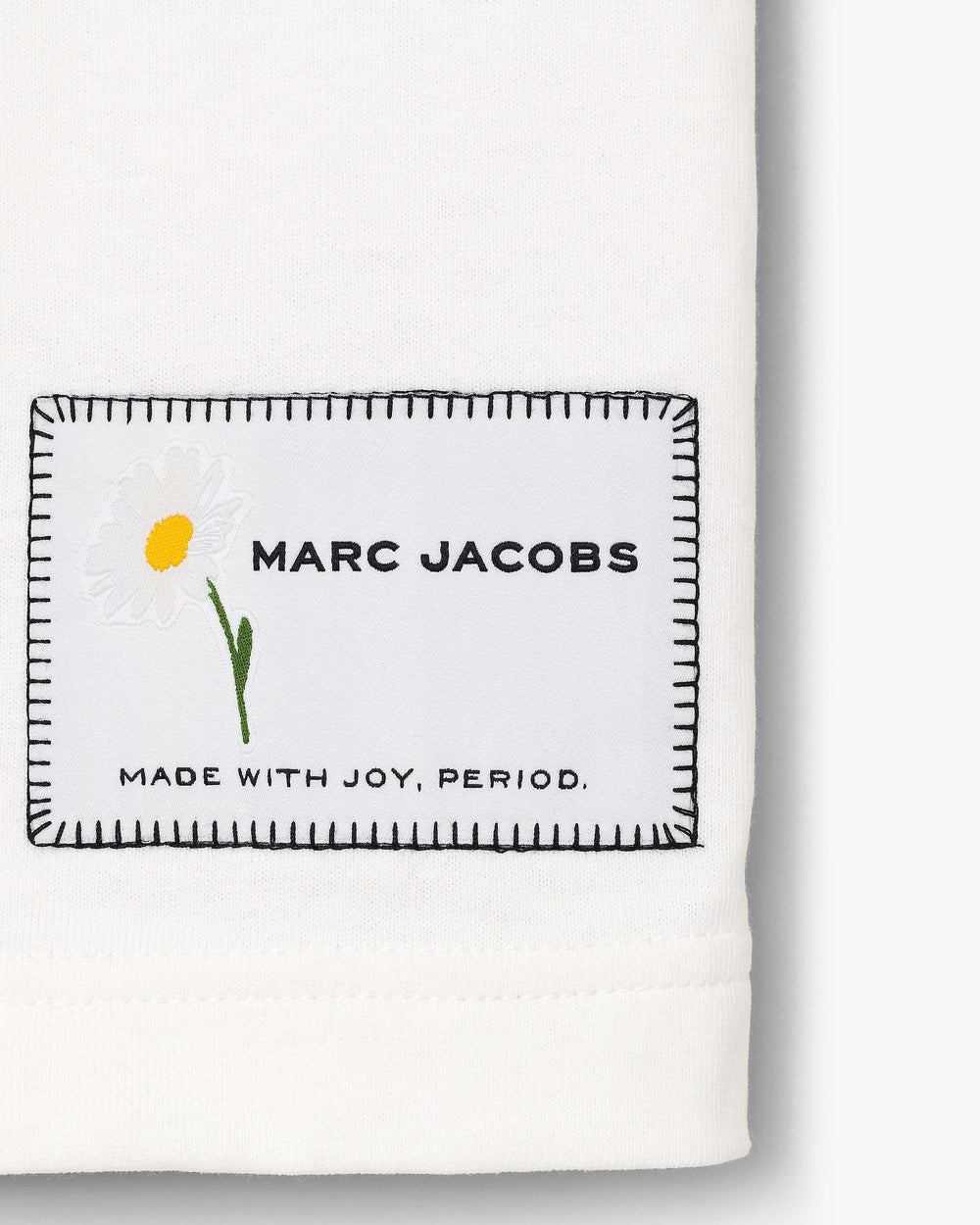 Trompe L'Oeil Scarf Baby Tee - White Multi | Marc Jacobs US