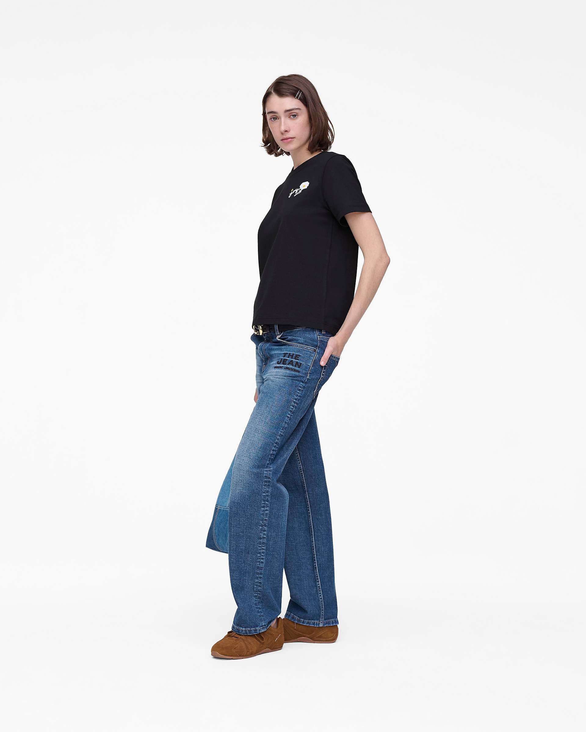 Marc Is Joy Daisy Baby Tee - Black | Marc Jacobs online