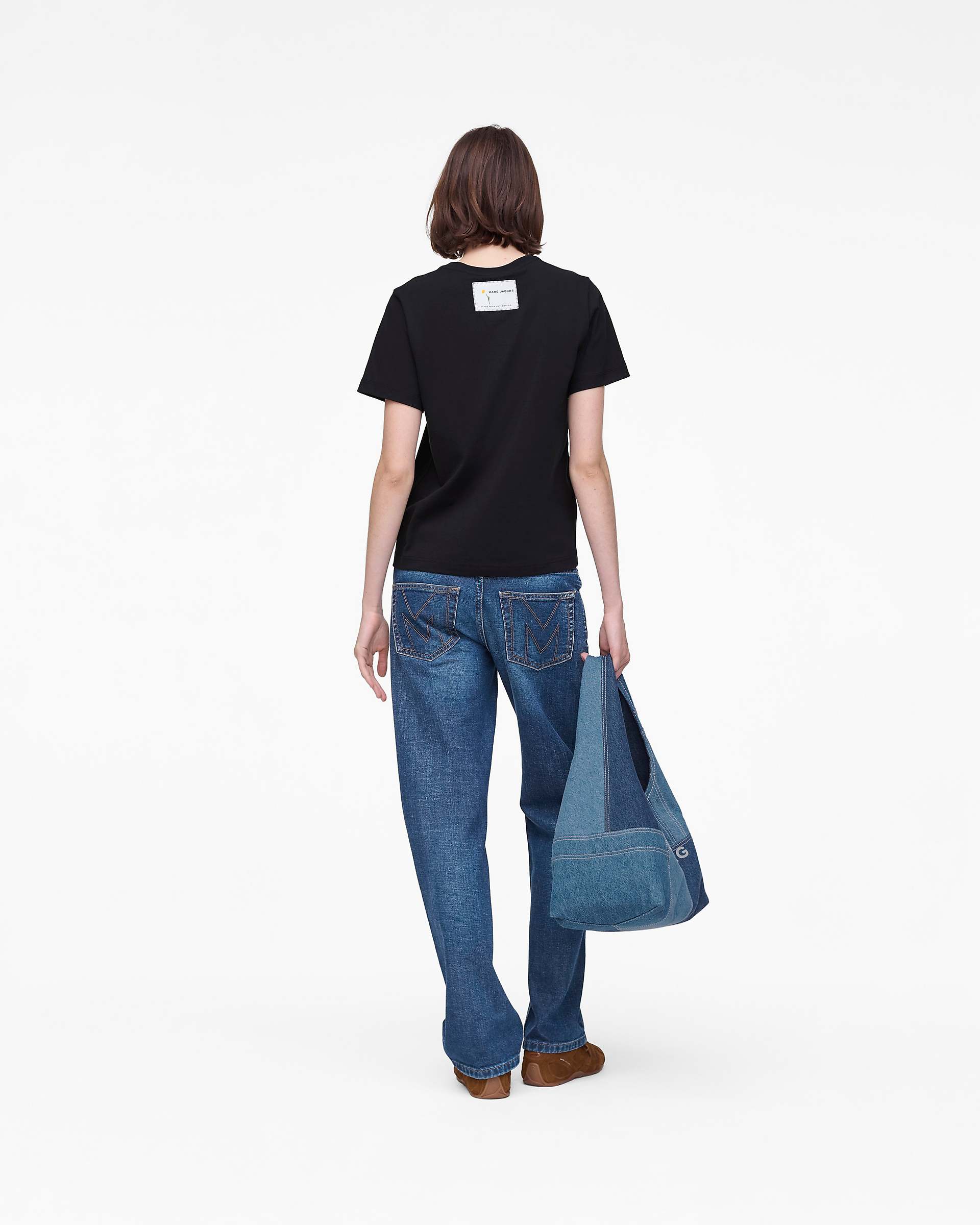 Marc Is Joy Daisy Baby Tee - Black | Marc Jacobs online