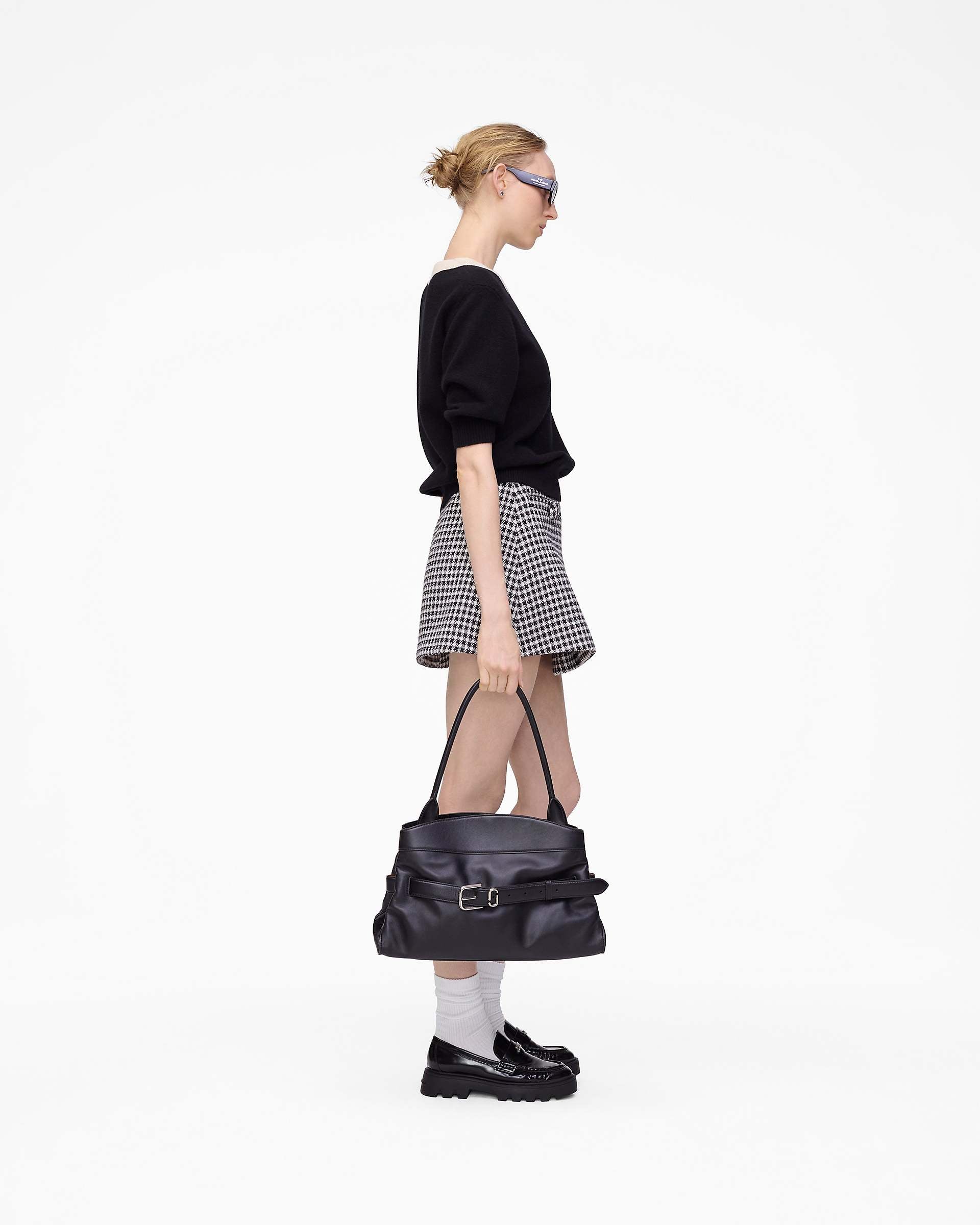Trompe L'Oeil Knit Polo - Black | Marc Jacobs online