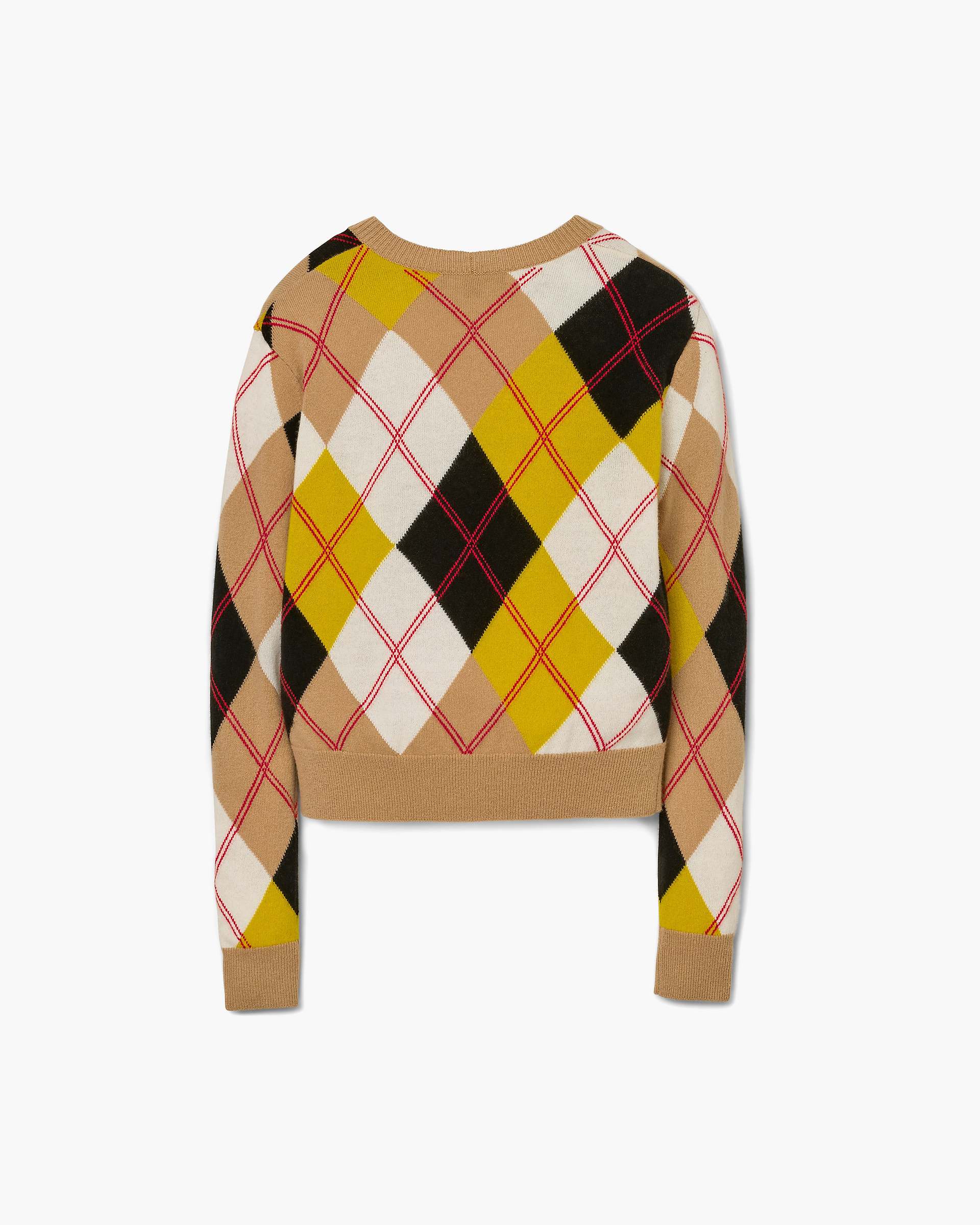Preppy Daisy Argyle Crewneck - Joy Yellow Multi | Marc Jacobs for sale