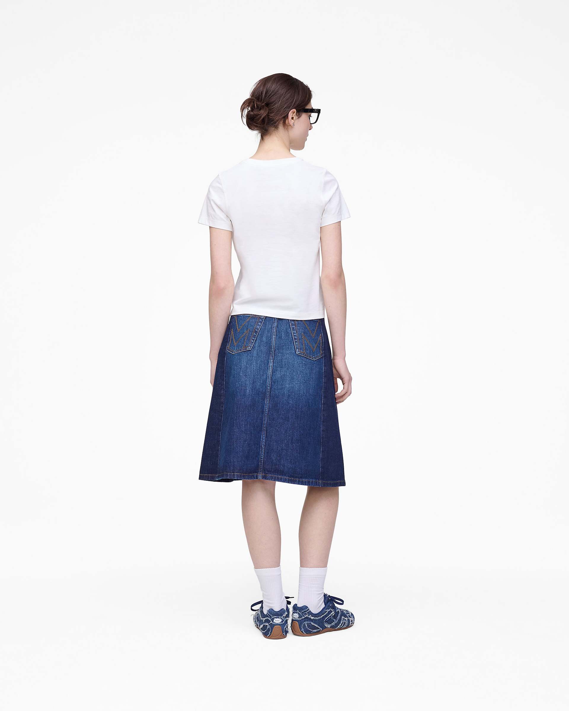 Daisy Logo Slim Tee - White | Marc Jacobs online