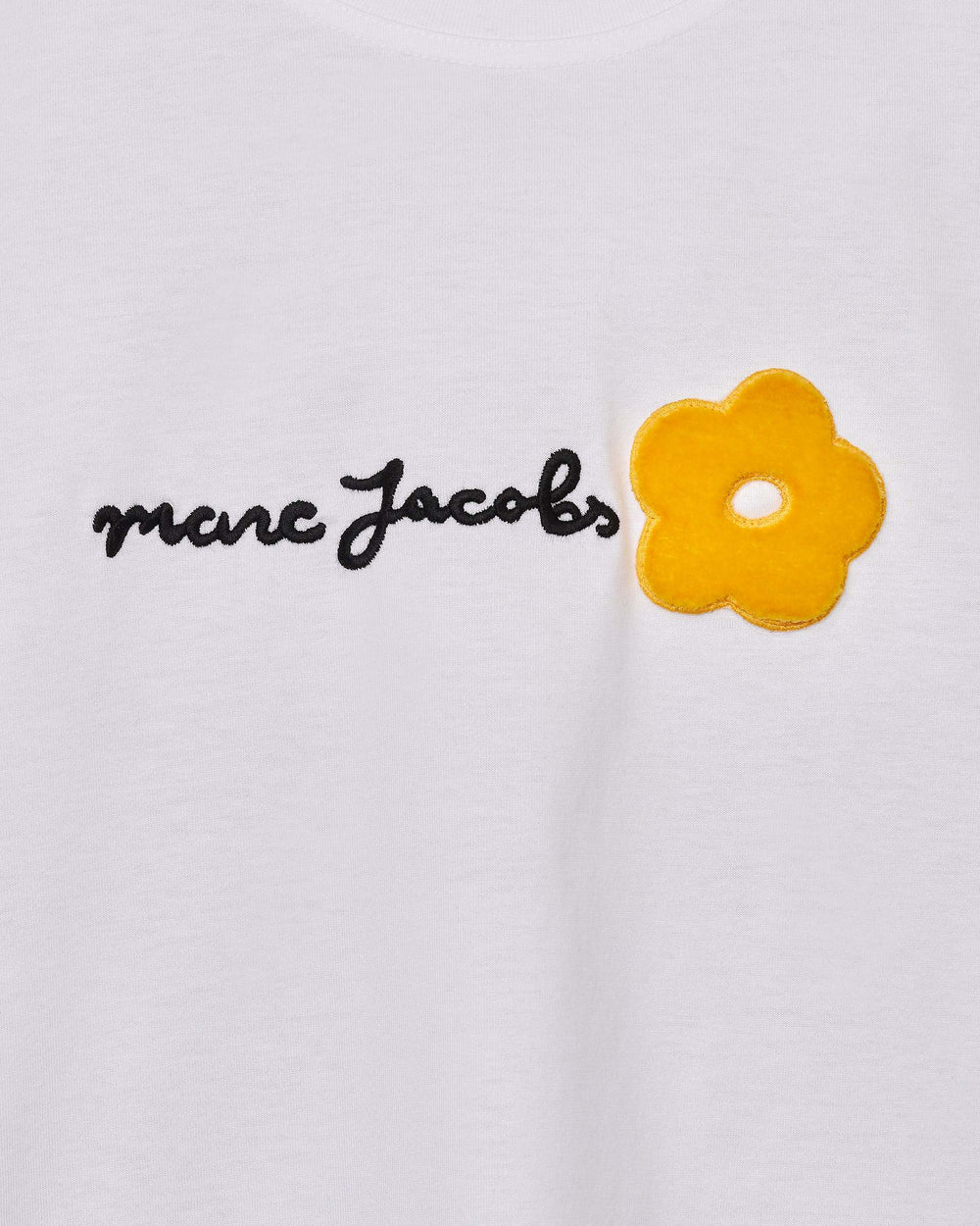 Daisy Logo Slim Tee - White | Marc Jacobs online