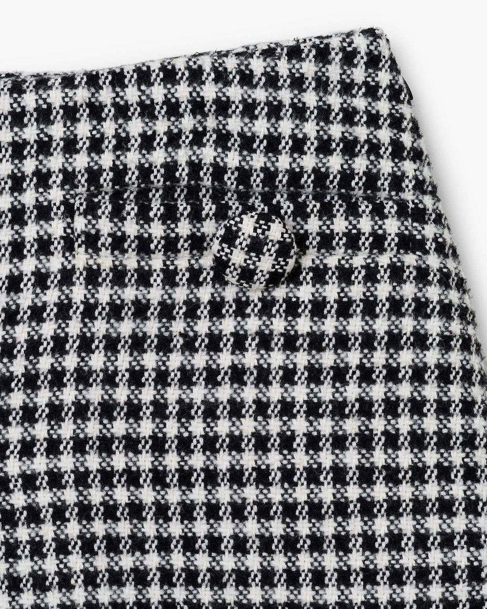 Gingham Tweed Mini Skirt - Black Multi | Marc Jacobs online