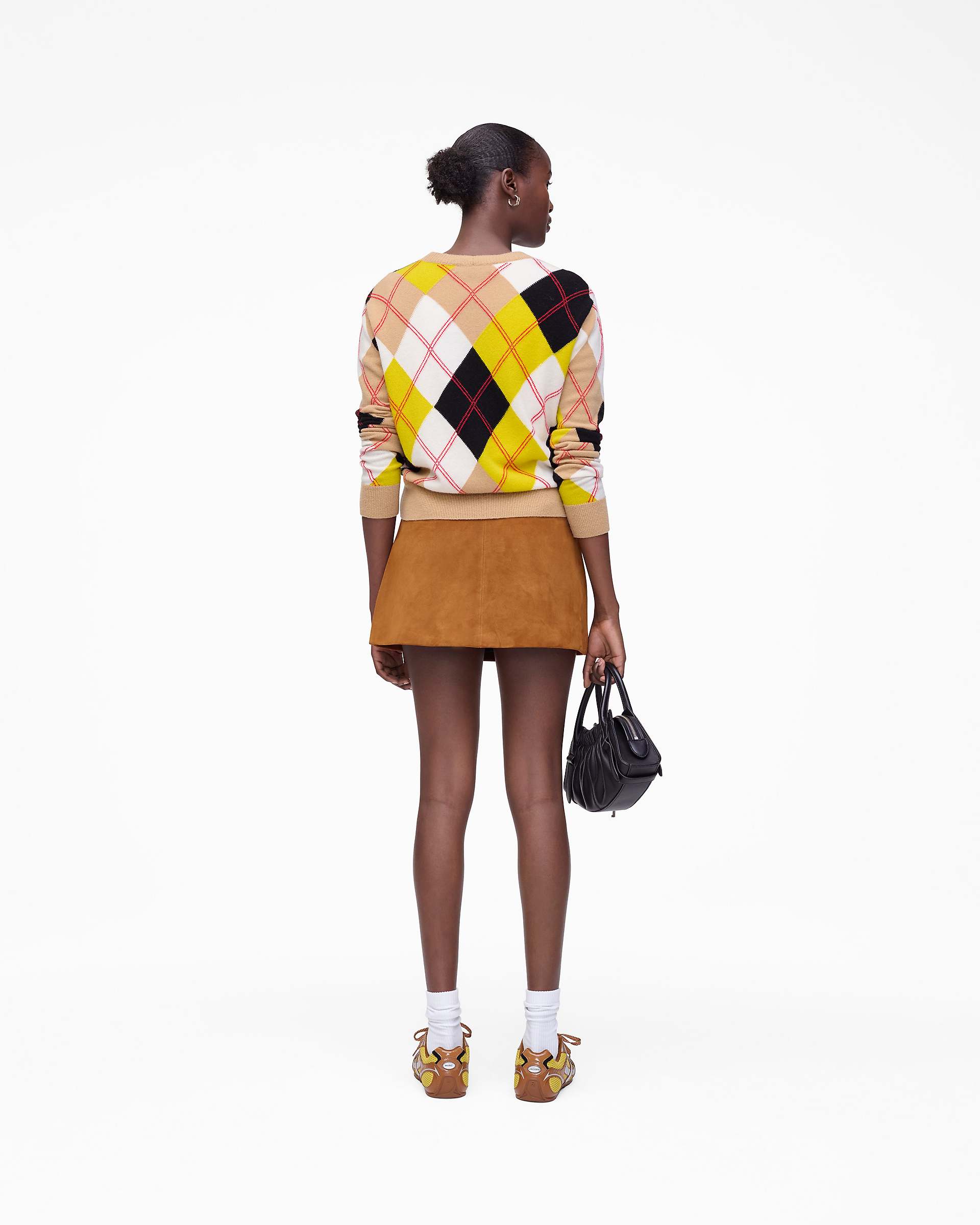 Suede Box Pleat Mini Skirt - Copper | Marc Jacobs discount