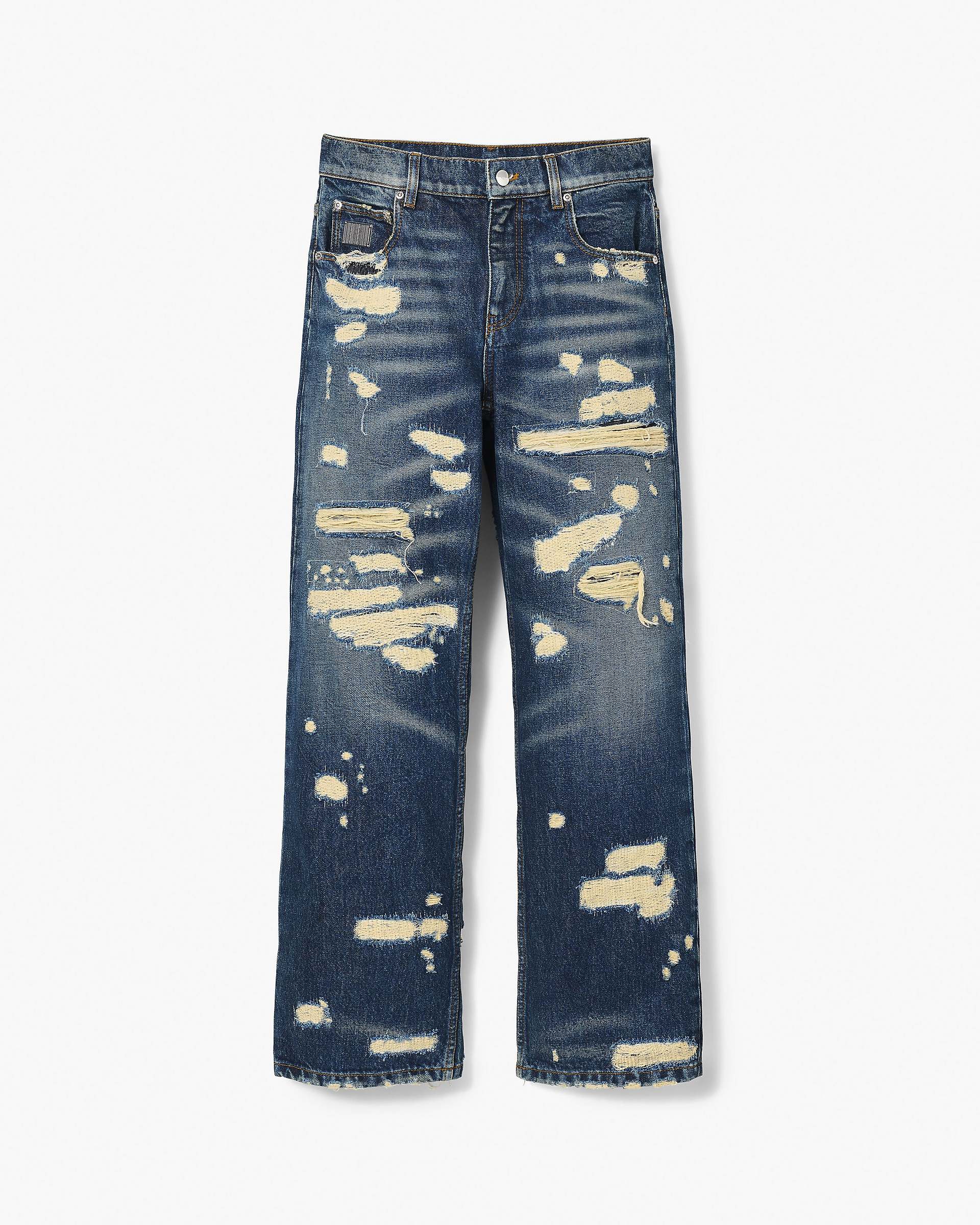 The Rip And Repair Straight Jean - Punk Indigo | Marc Jacobs on sale