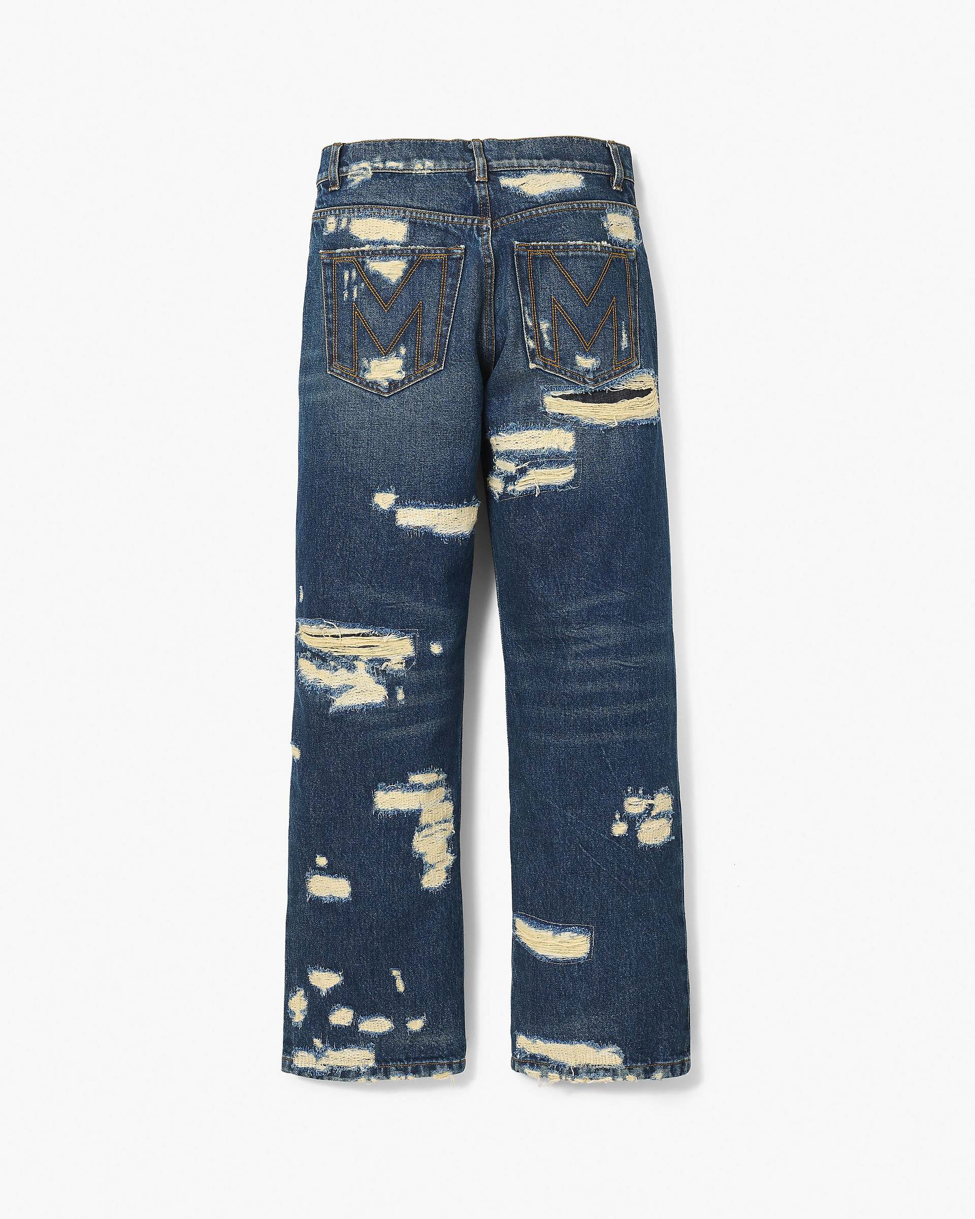 The Rip And Repair Straight Jean - Punk Indigo | Marc Jacobs on sale