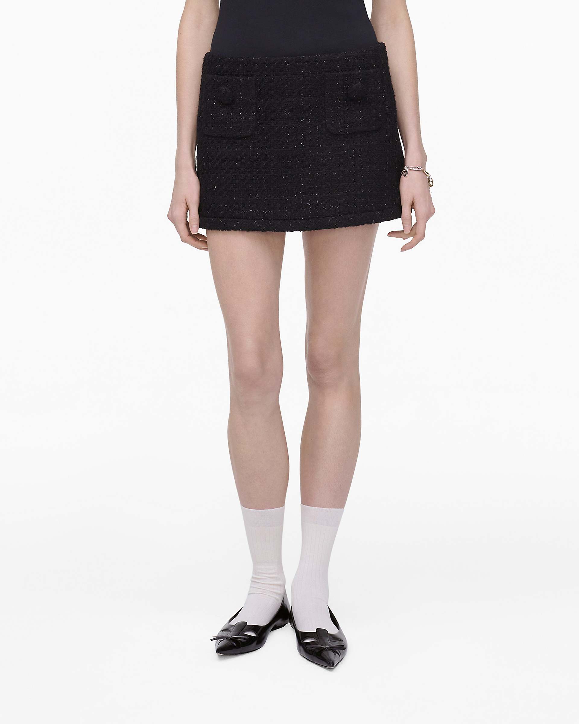 Tweed Mini Skirt - Black | Marc Jacobs US