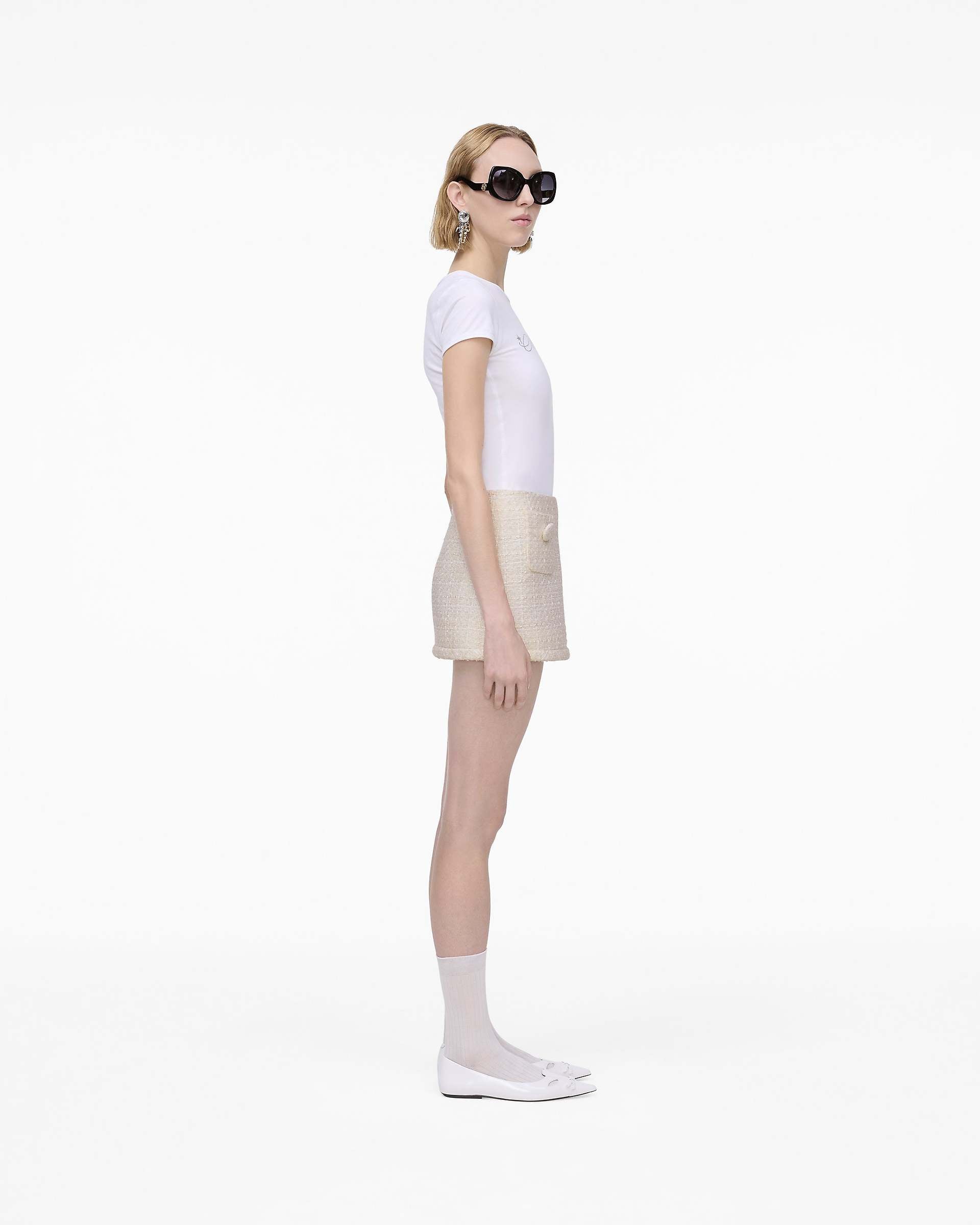 Tweed Mini Skirt - Ivory | Marc Jacobs online
