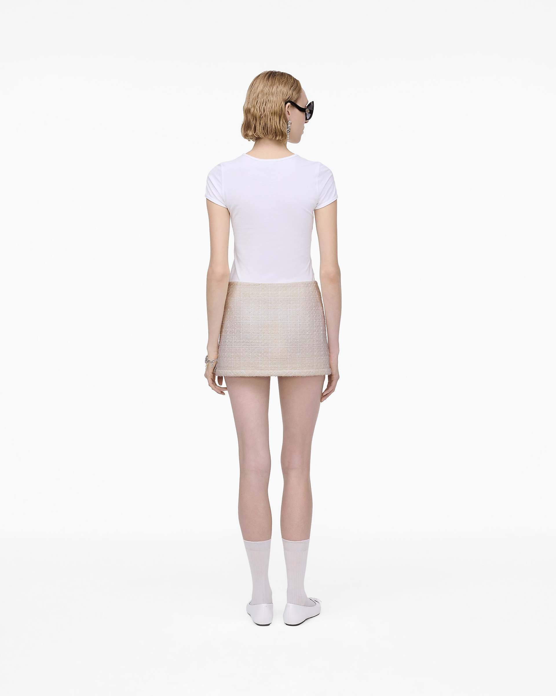Tweed Mini Skirt - Ivory | Marc Jacobs online