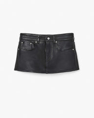 The Leather Skort - Black | Marc Jacobs discount