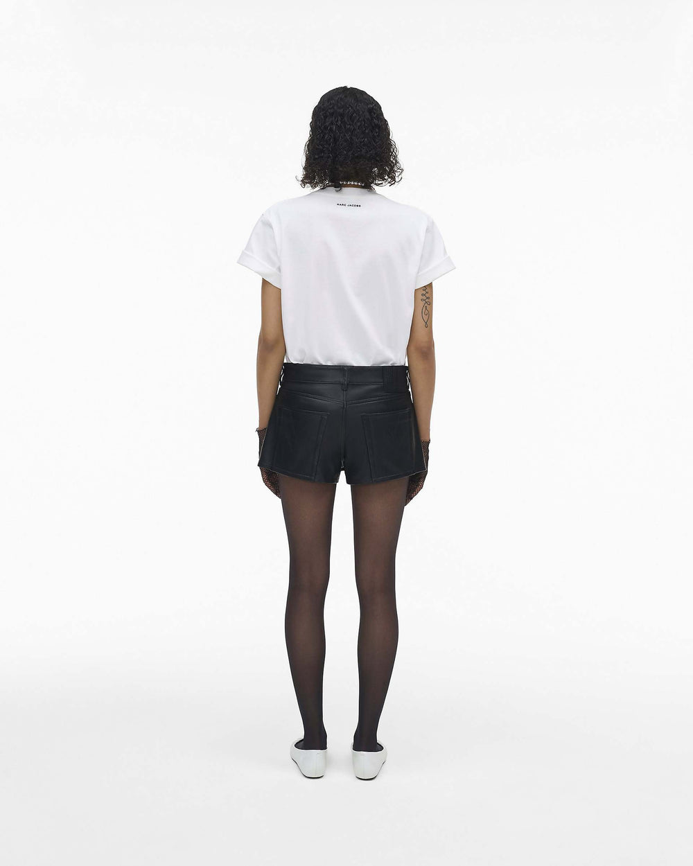 The Leather Skort - Black | Marc Jacobs discount
