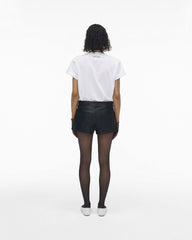 The Leather Skort - Black | Marc Jacobs discount