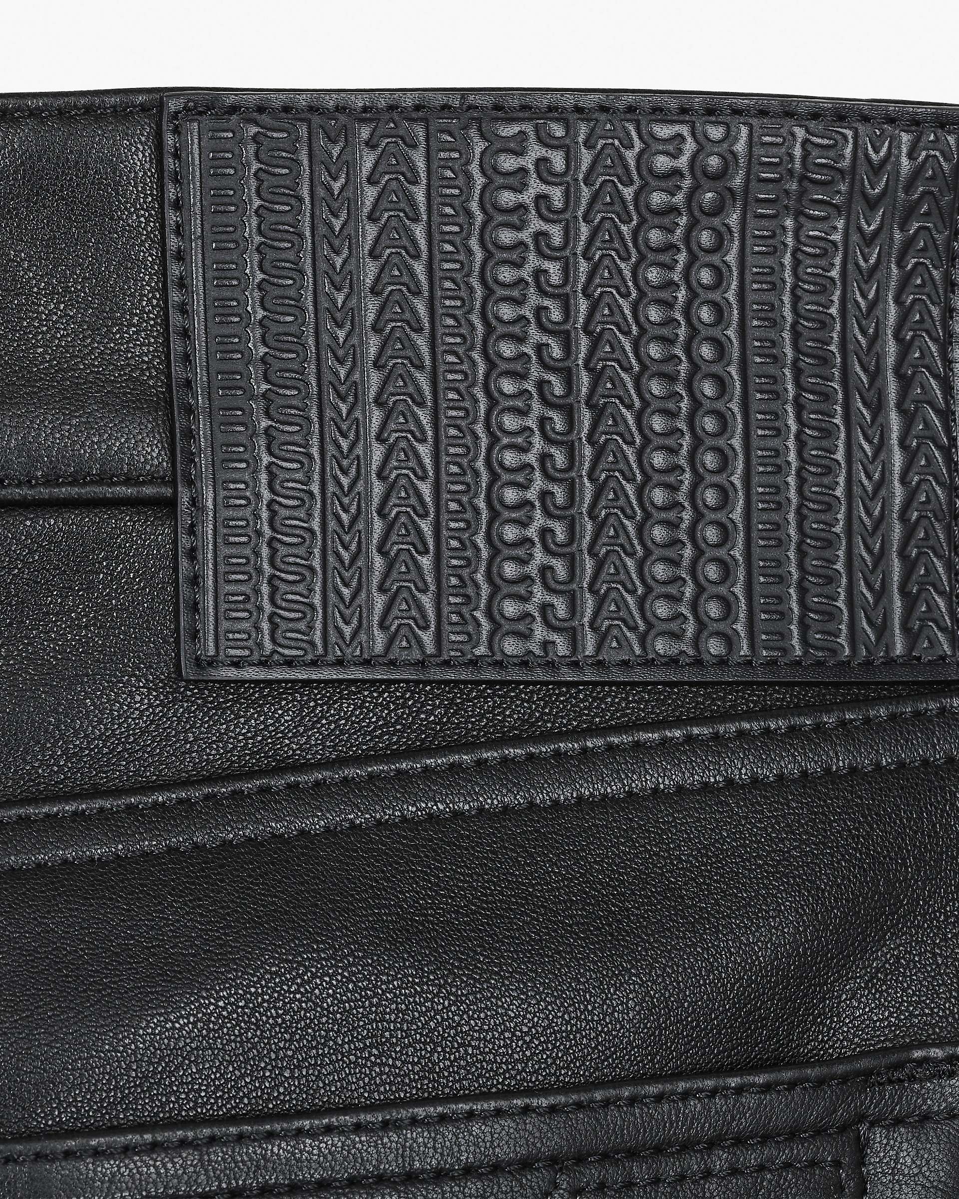 The Leather Skort - Black | Marc Jacobs discount