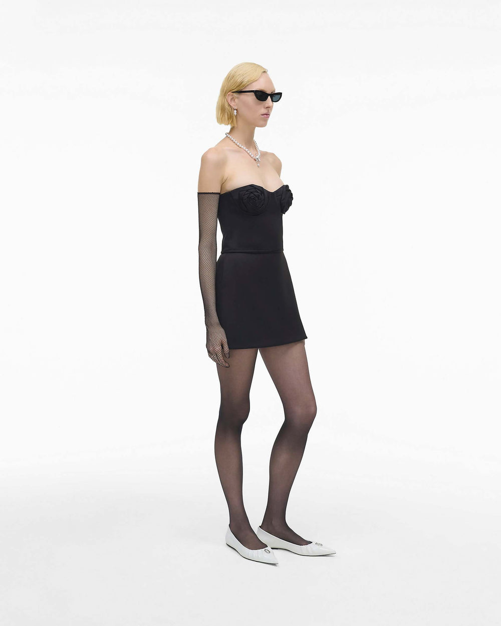 The Duchess Satin Skirt - Black|Black | Marc Jacobs online