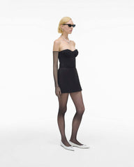 The Duchess Satin Skirt - Black|Black | Marc Jacobs online