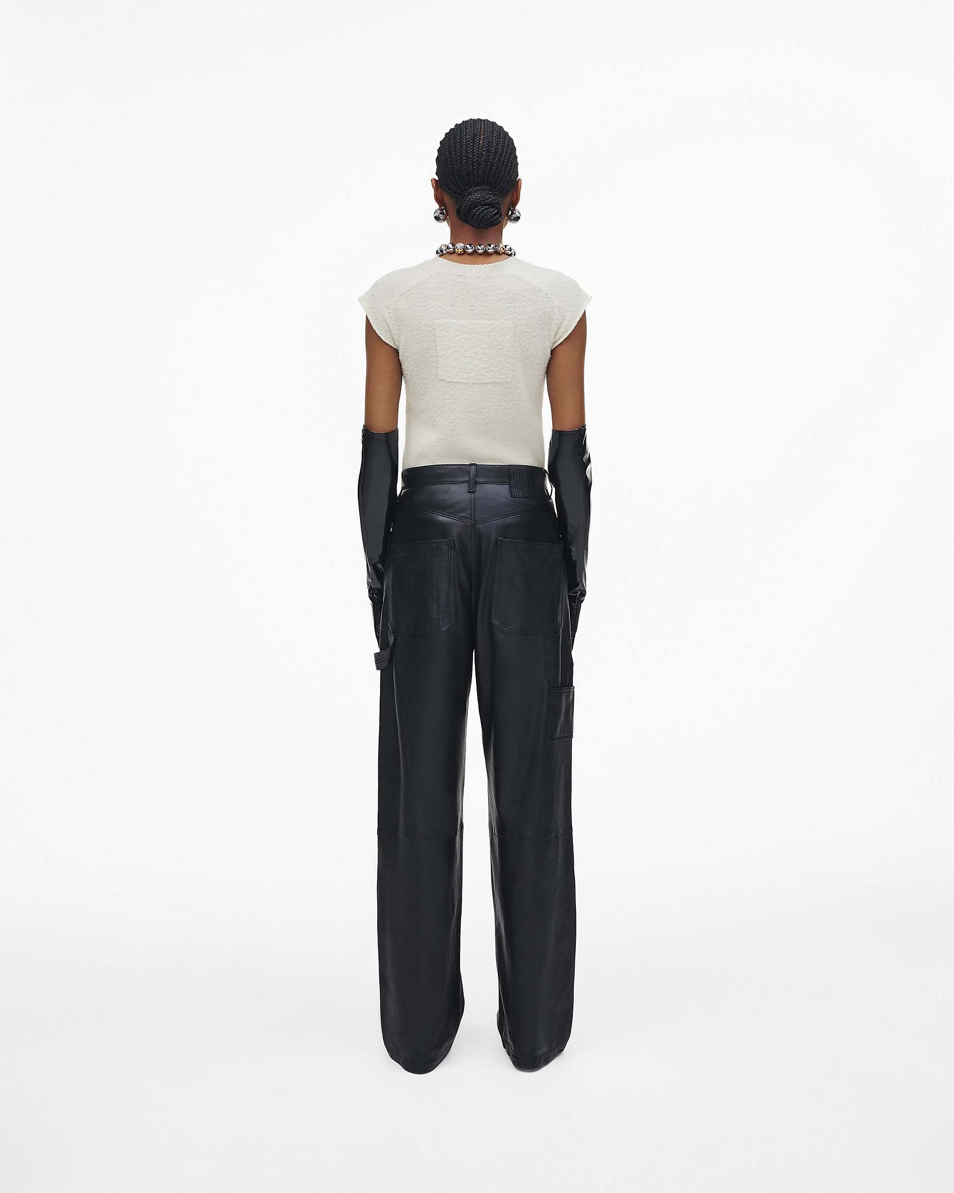 Oversized Leather Pant - Black | Marc Jacobs sale
