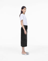 Leather Slim Skirt - Black | Marc Jacobs on sale
