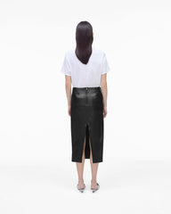 Leather Slim Skirt - Black | Marc Jacobs on sale