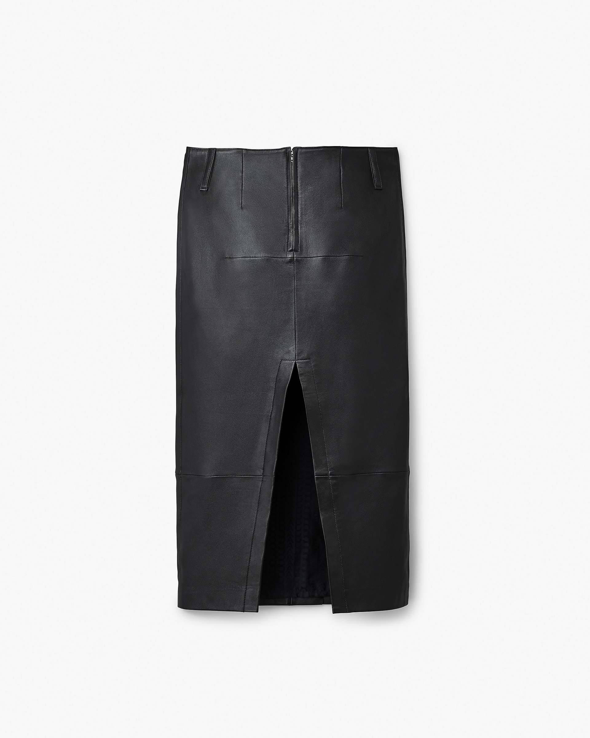 Leather Slim Skirt - Black | Marc Jacobs on sale