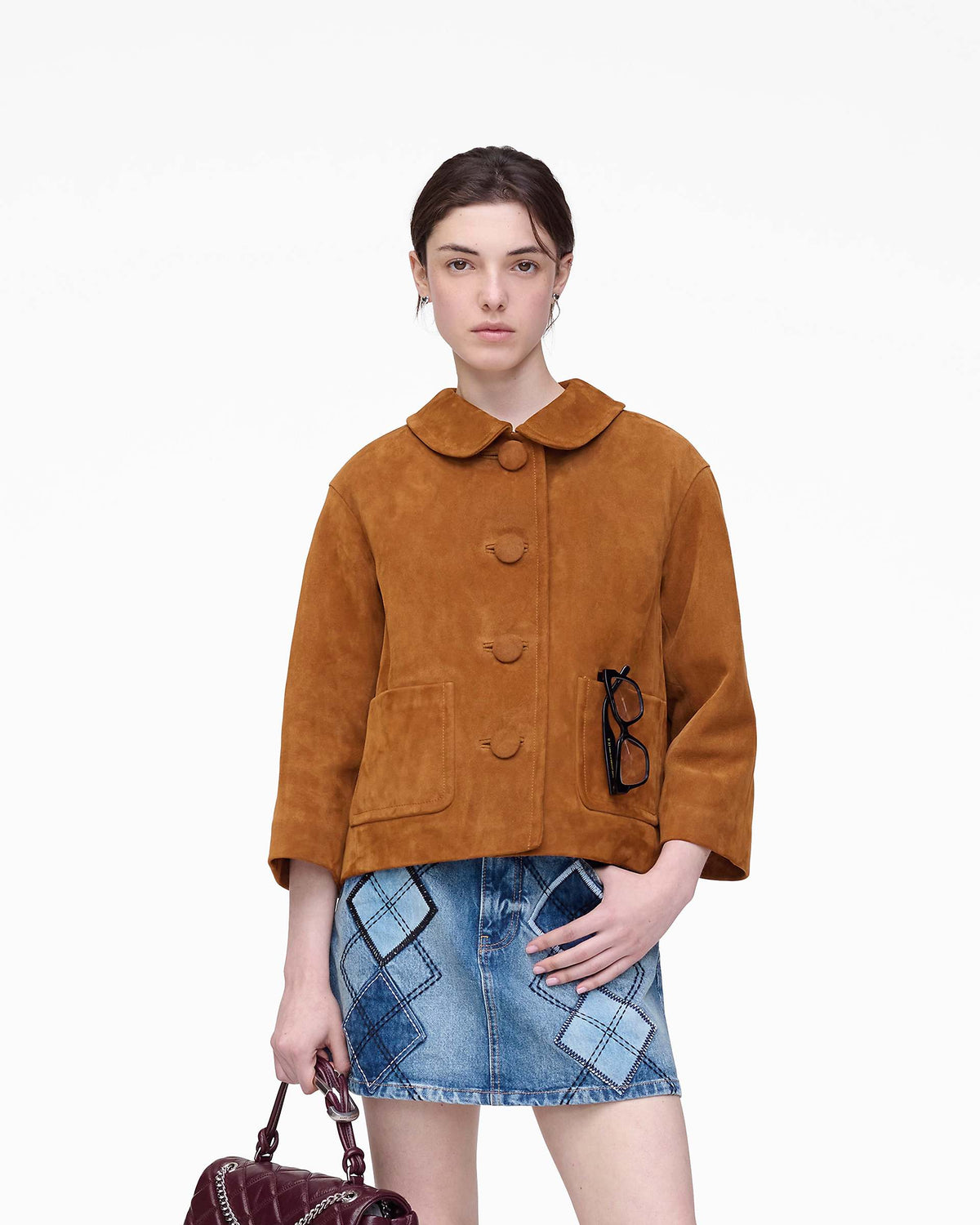 Suede Doll Jacket - Copper | Marc Jacobs online