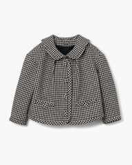 Gingham Tweed Jacket - Black Multi | Marc Jacobs discount