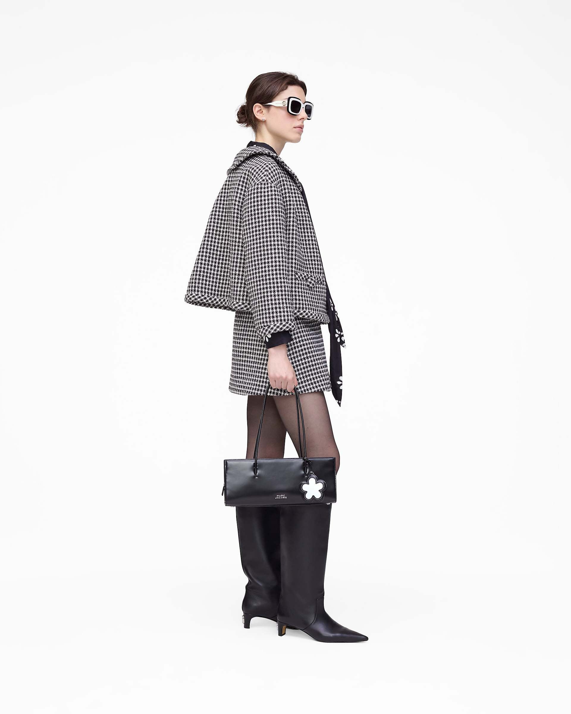 Gingham Tweed Jacket - Black Multi | Marc Jacobs discount
