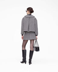 Gingham Tweed Jacket - Black Multi | Marc Jacobs discount