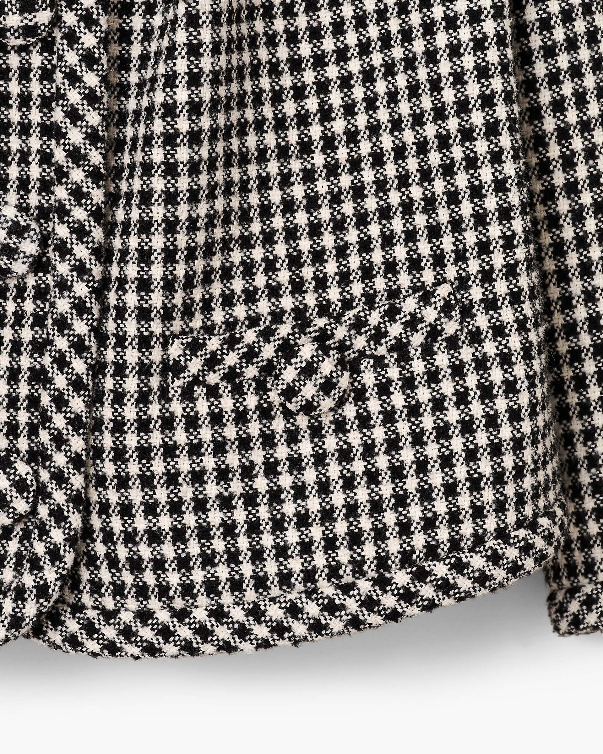 Gingham Tweed Jacket - Black Multi | Marc Jacobs discount