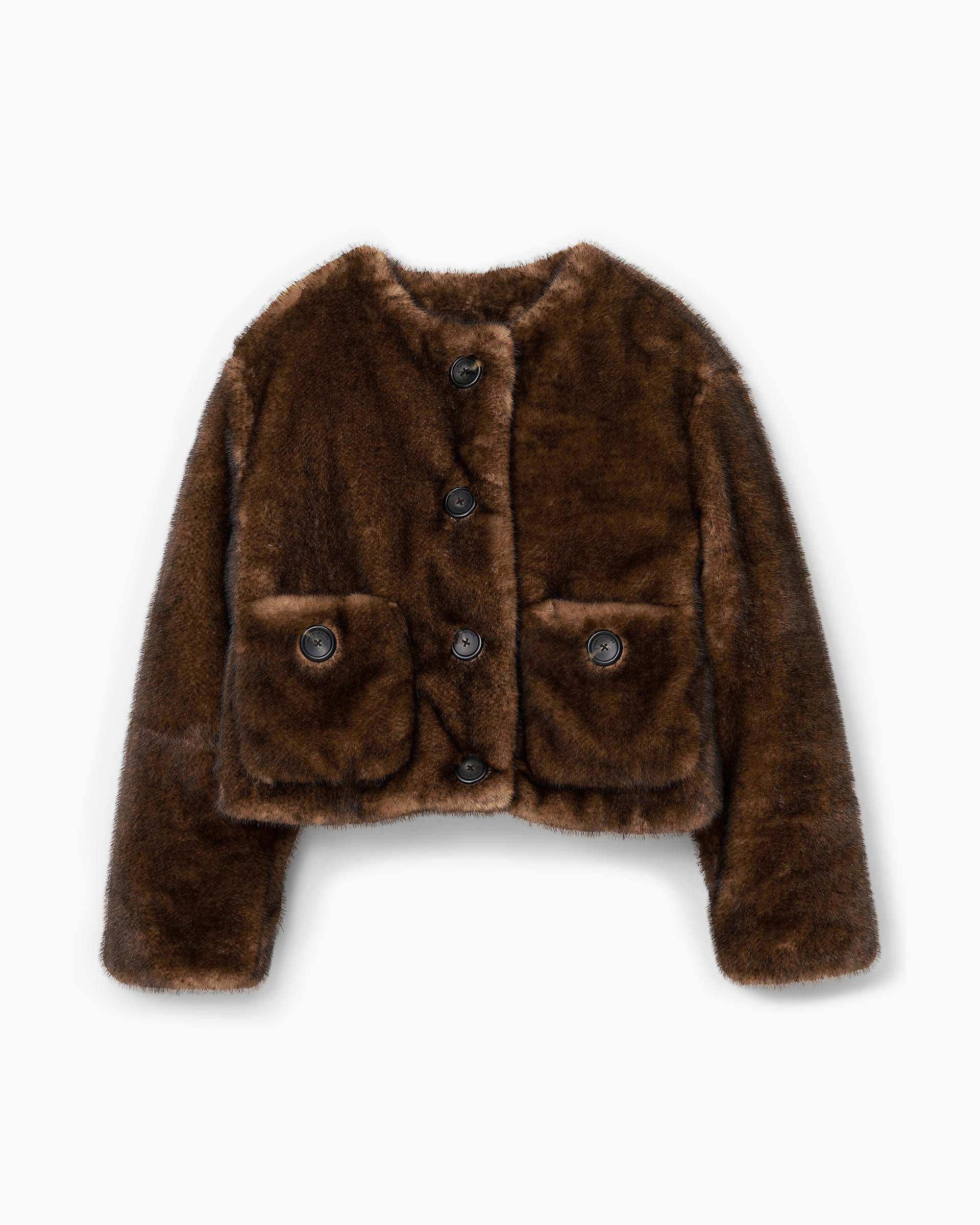 Teddy Cropped Jacket - Ebony | Marc Jacobs sale
