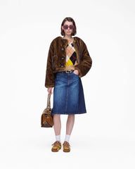 Teddy Cropped Jacket - Ebony | Marc Jacobs sale