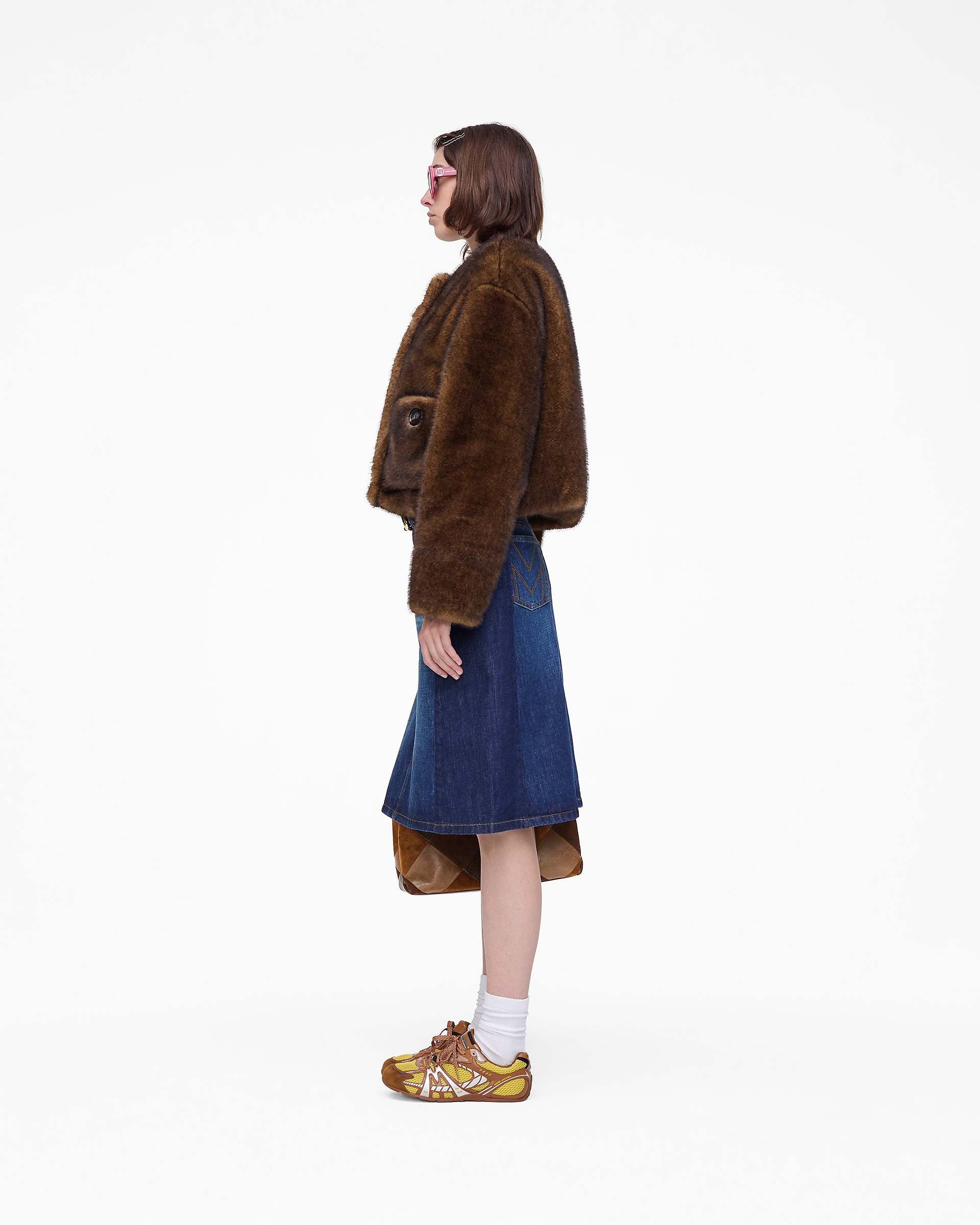 Teddy Cropped Jacket - Ebony | Marc Jacobs sale