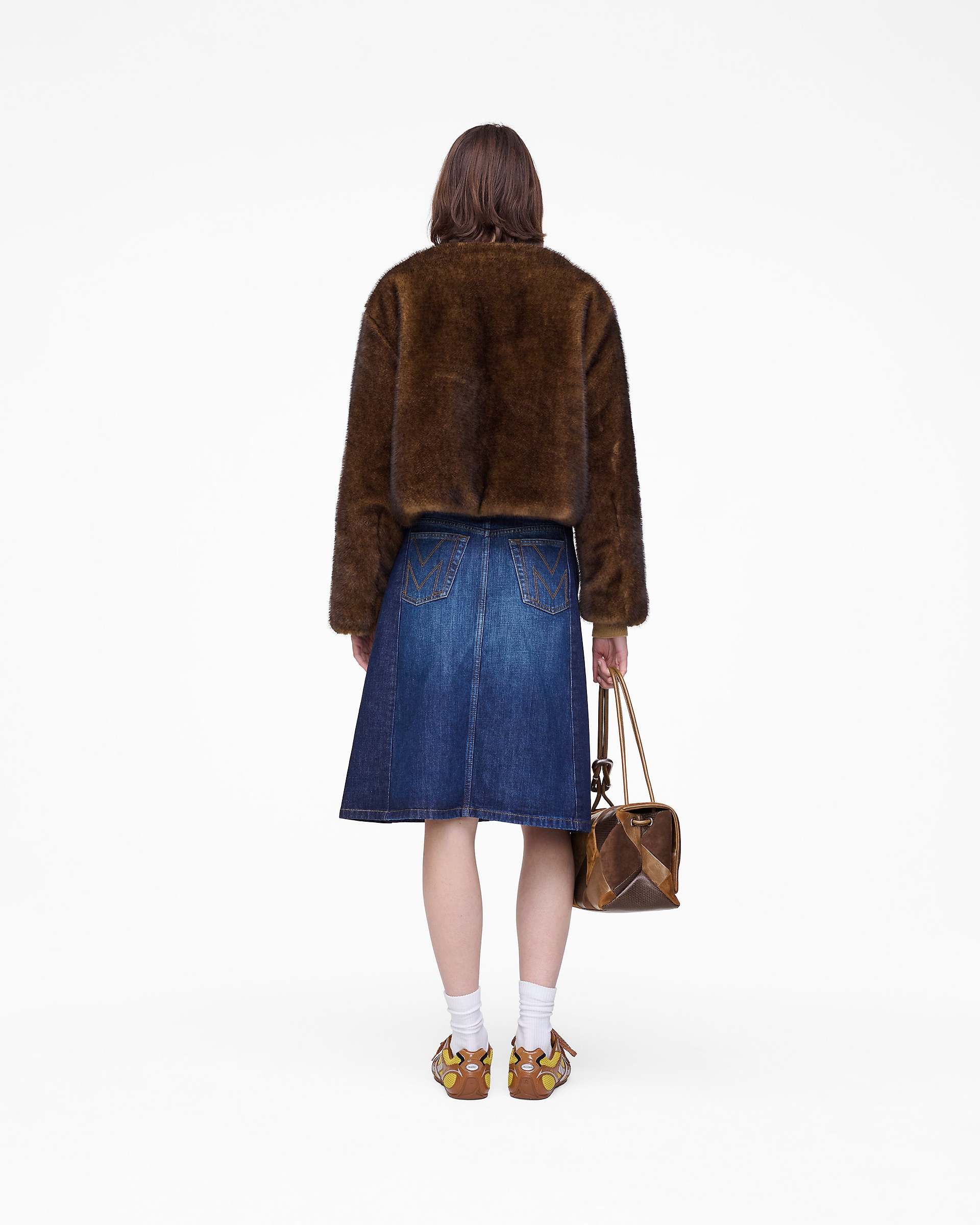 Teddy Cropped Jacket - Ebony | Marc Jacobs sale