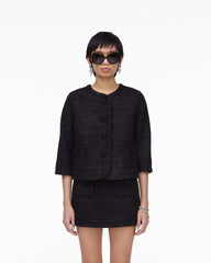 Tweed Backwards Lady Jacket - Black | Marc Jacobs on sale