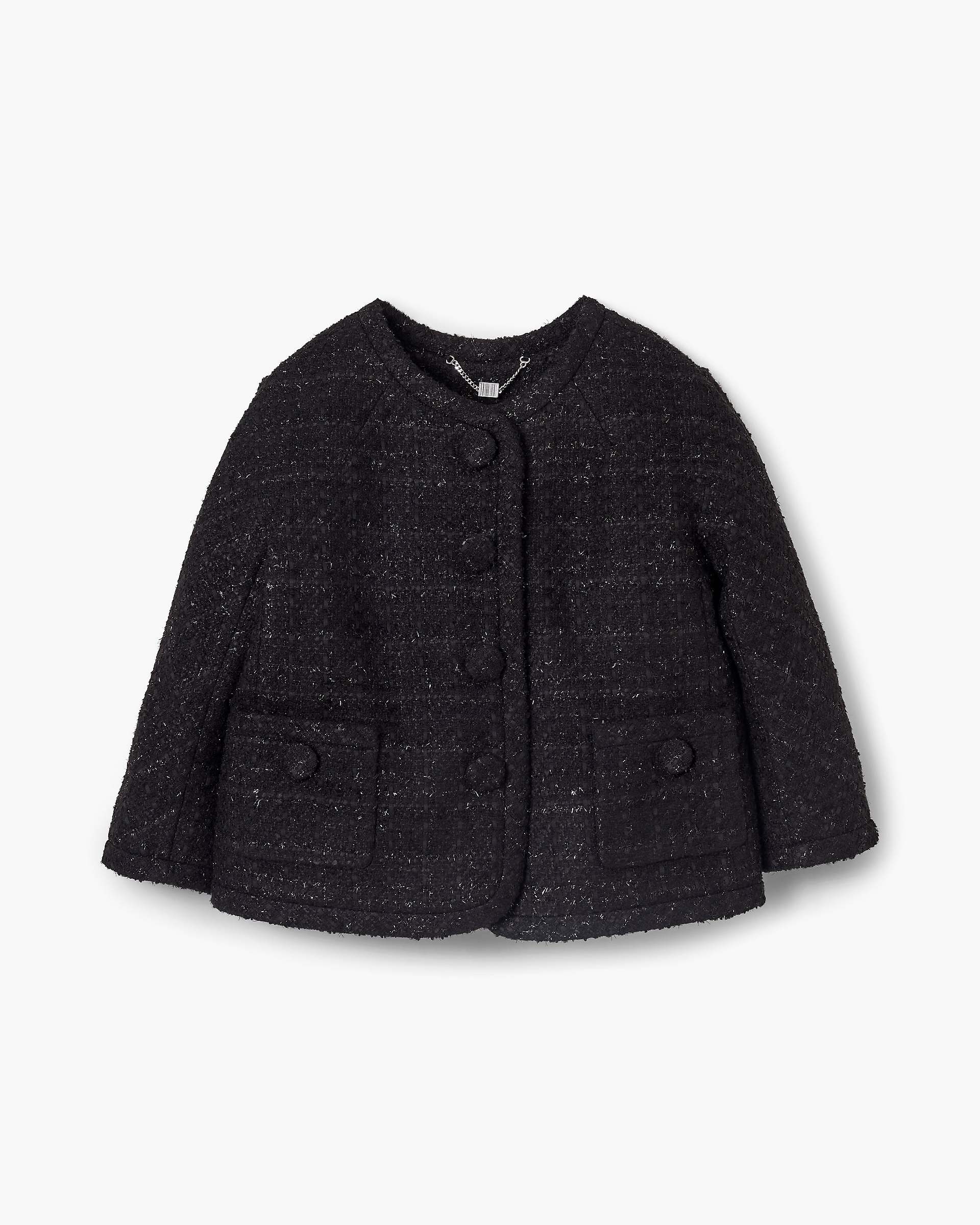 Tweed Backwards Lady Jacket - Black | Marc Jacobs on sale