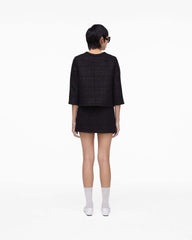 Tweed Backwards Lady Jacket - Black | Marc Jacobs on sale