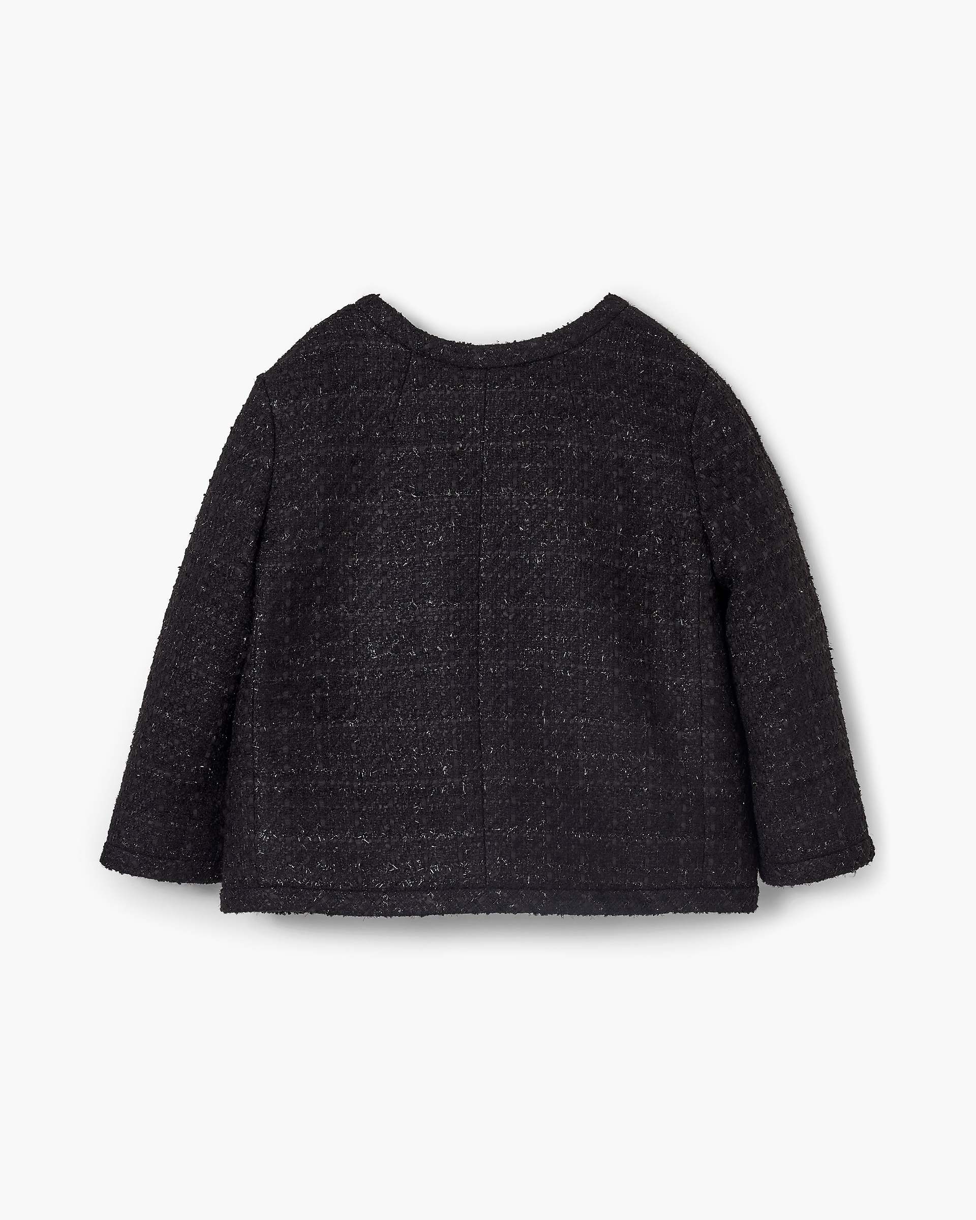 Tweed Backwards Lady Jacket - Black | Marc Jacobs on sale