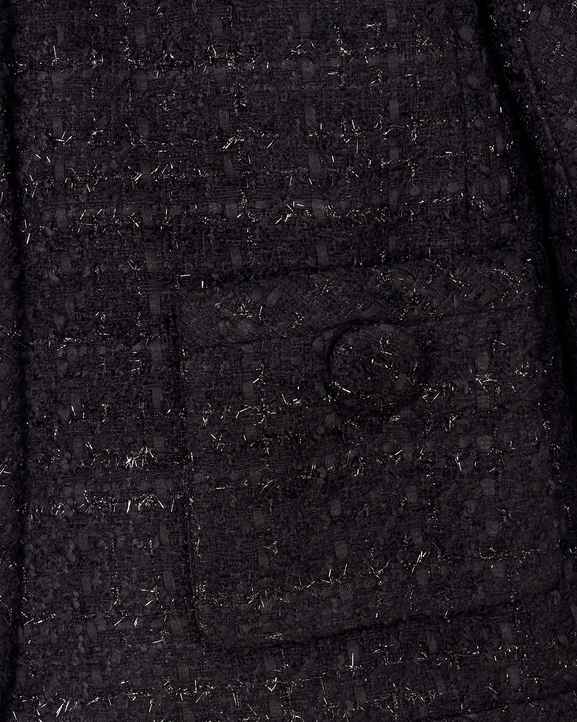 Tweed Backwards Lady Jacket - Black | Marc Jacobs on sale