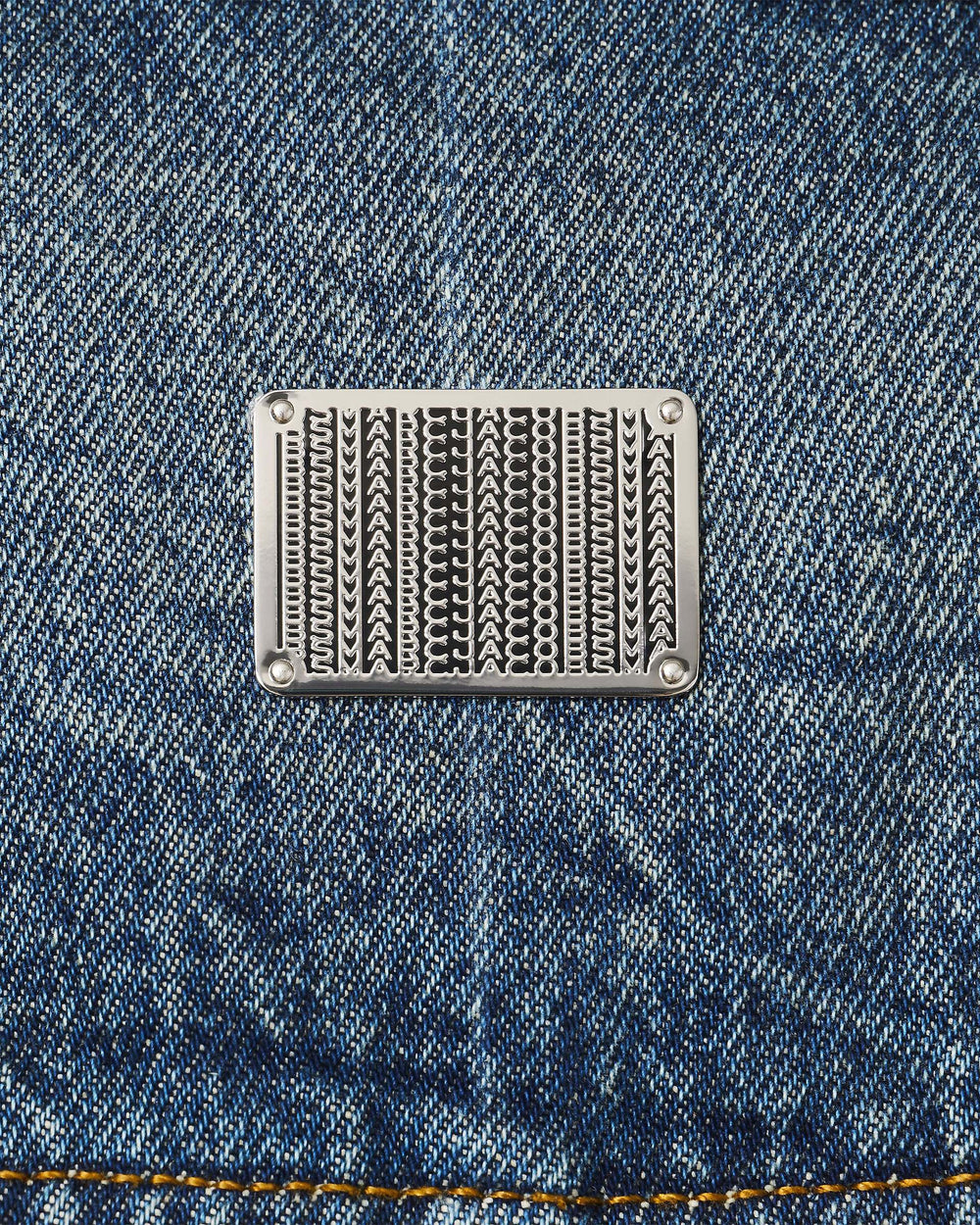 The Rip And Repair Fluted Denim Jacket - Punk Indigo | Marc Jacobs US