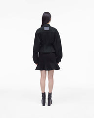 The Fluted Denim Jacket - Black | Marc Jacobs online