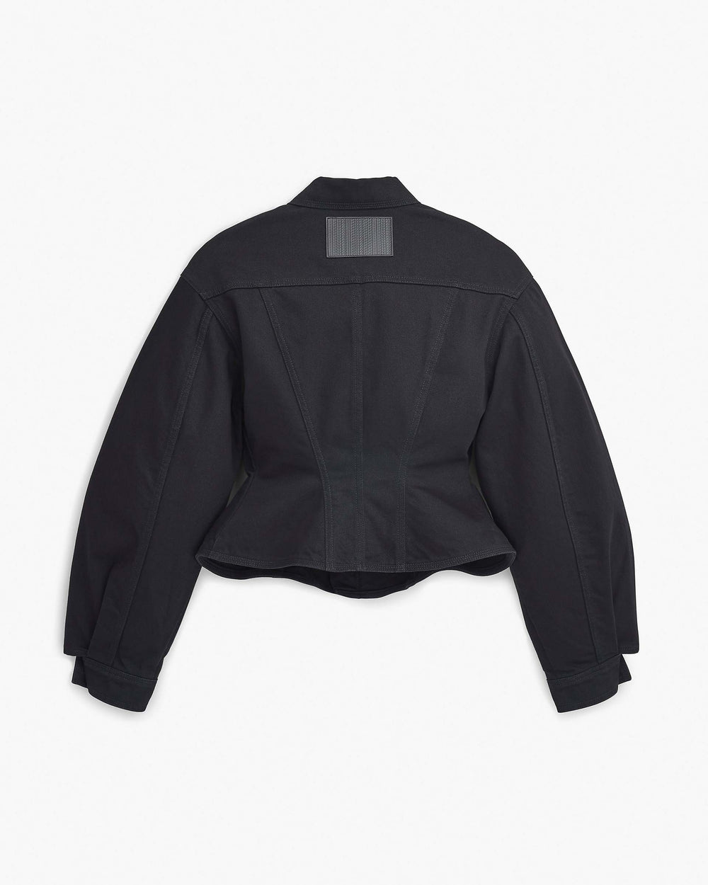 The Fluted Denim Jacket - Black | Marc Jacobs online