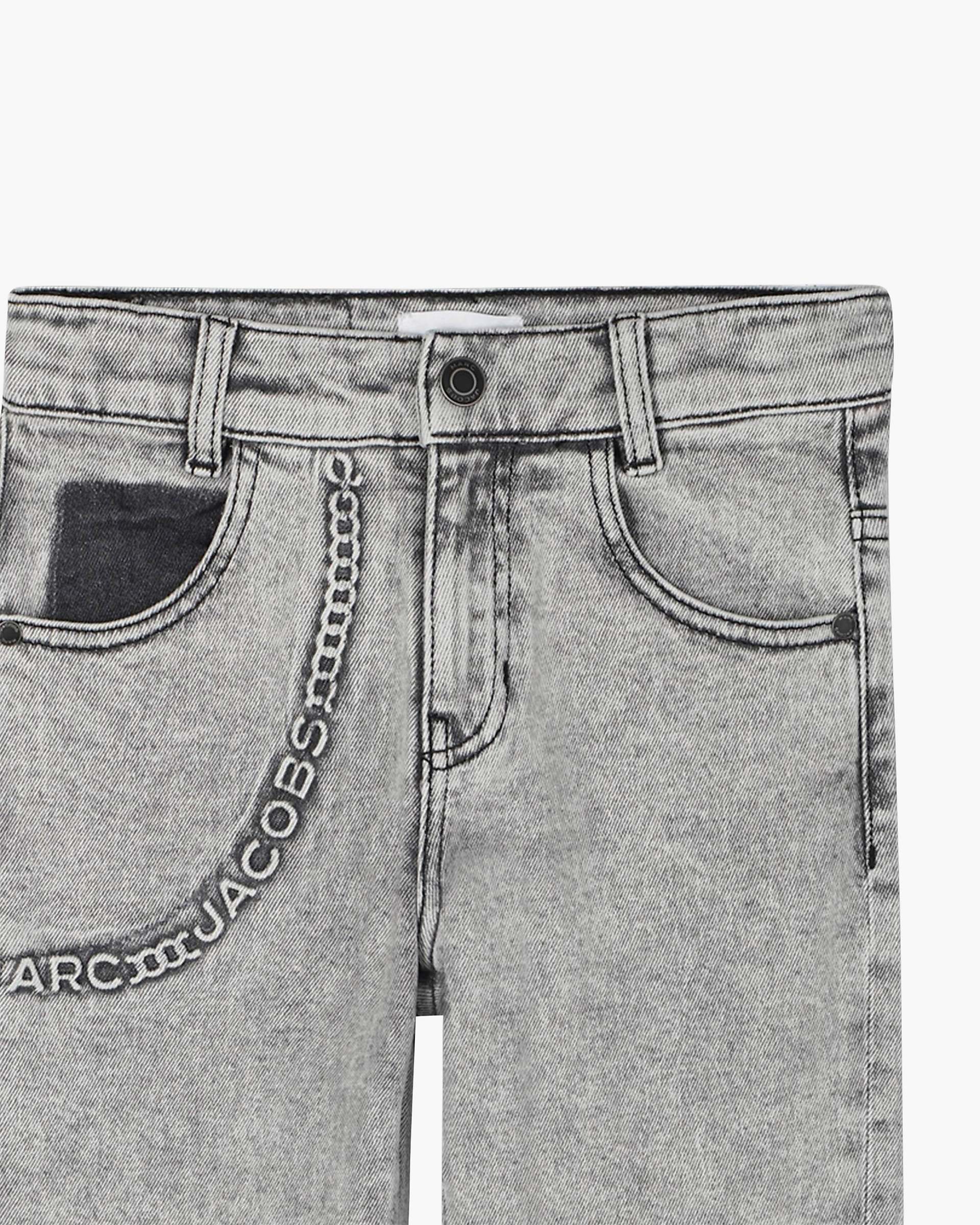 The Trompe Loeil Chain Jeans - Black | Marc Jacobs sale