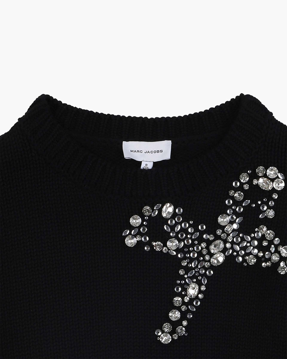The Gem Bow Sweater - Black | Marc Jacobs for sale
