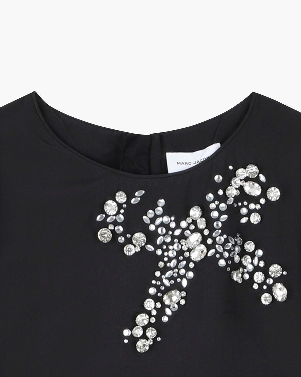 The Gem Bow Dress - Black | Marc Jacobs on sale