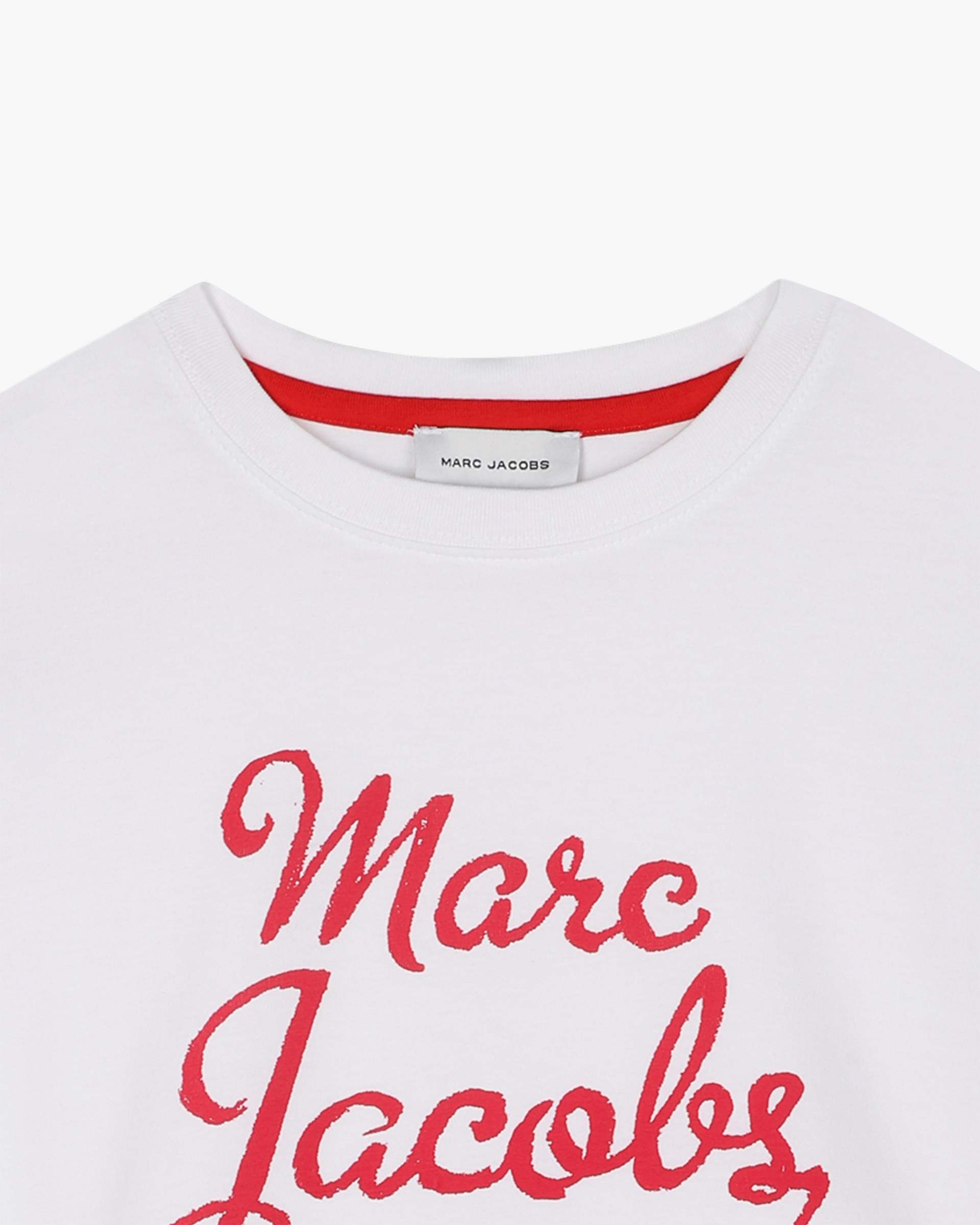 The Logo Lipstick Tee - White | Marc Jacobs on sale