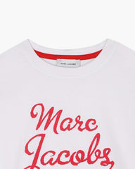 The Logo Lipstick Tee - White | Marc Jacobs on sale