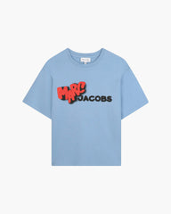 The Graffiti Logo Tee - Blue | Marc Jacobs online