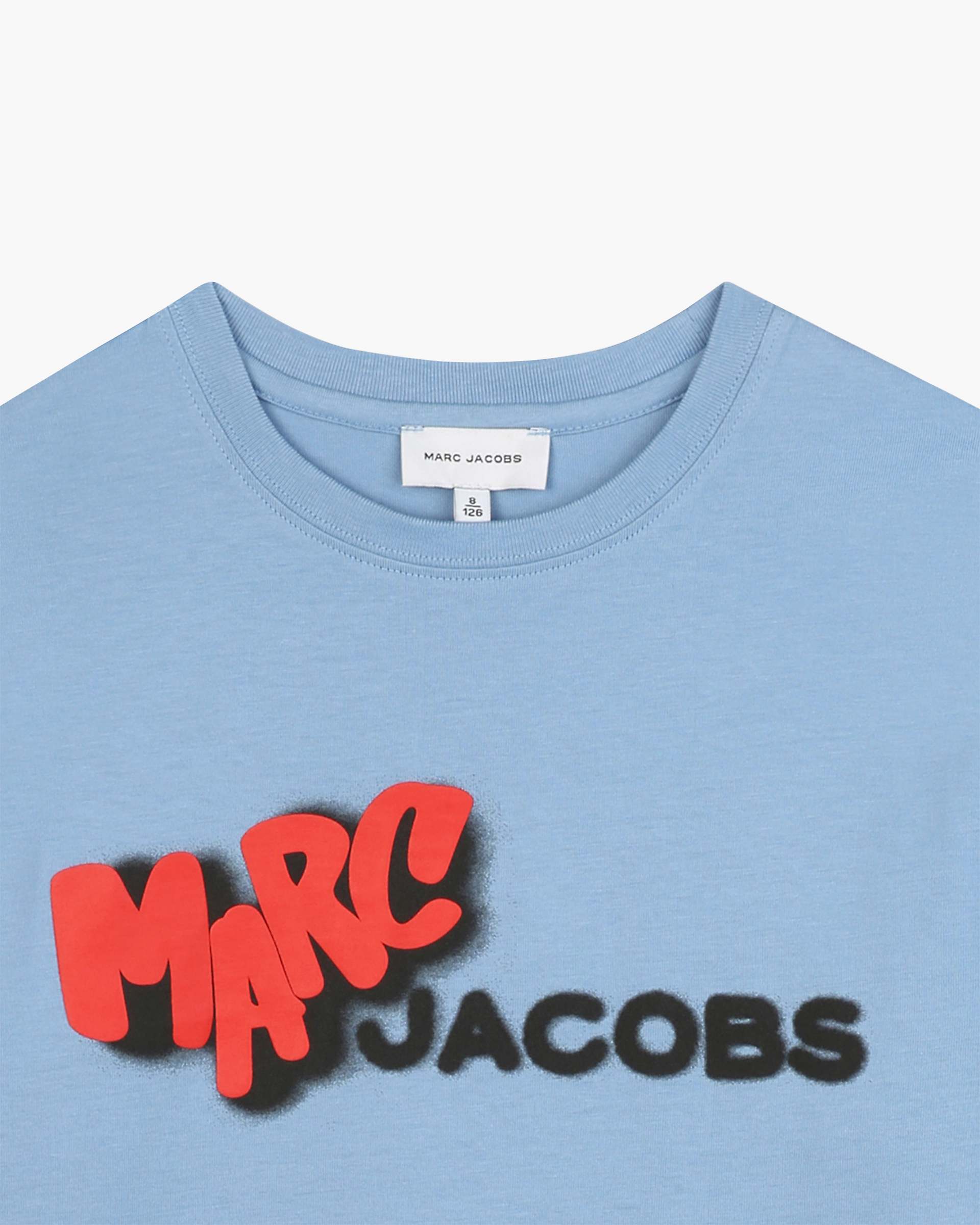 The Graffiti Logo Tee - Blue | Marc Jacobs online