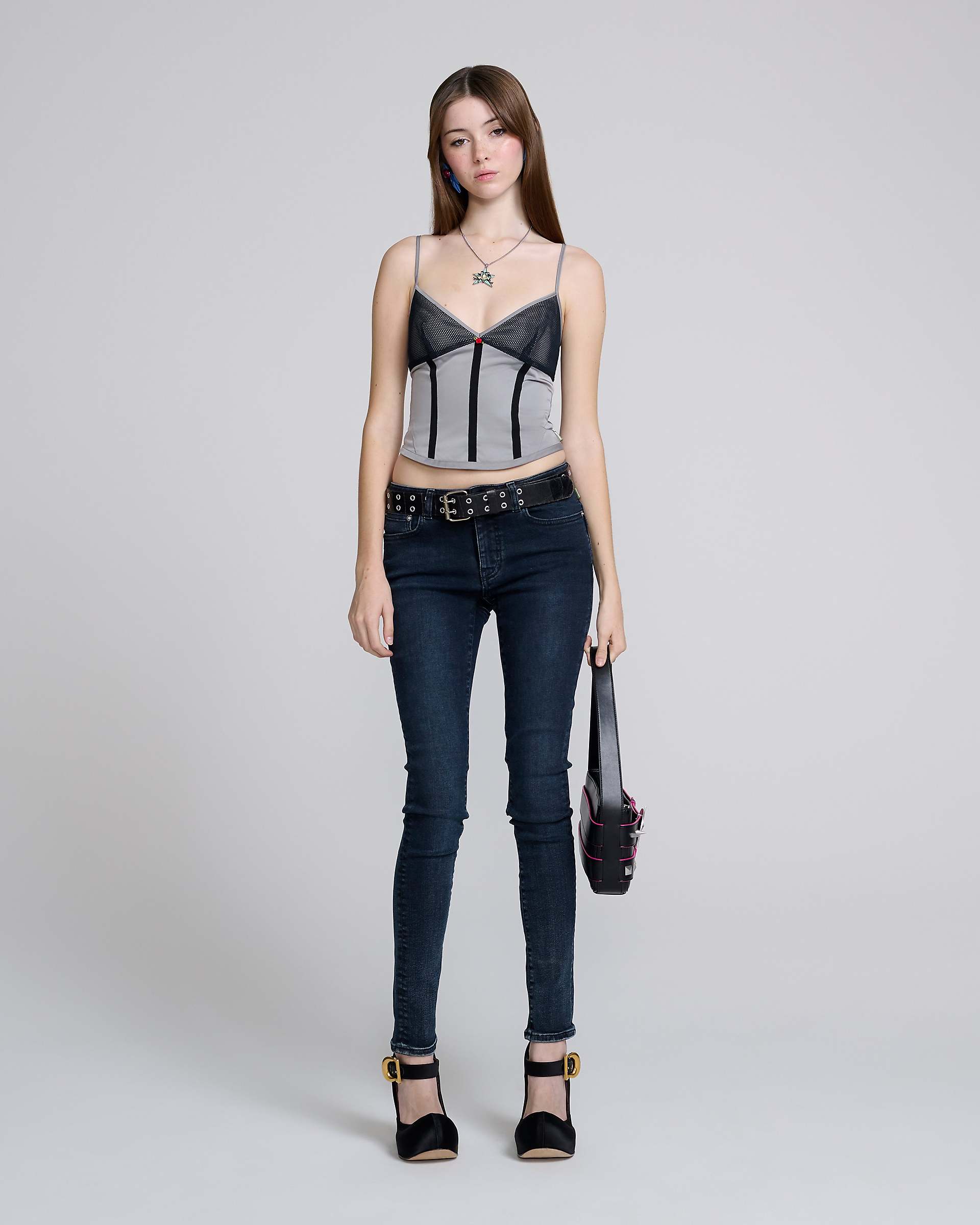 Sport Mesh Corset Tank - Grey Multi | Marc Jacobs sale