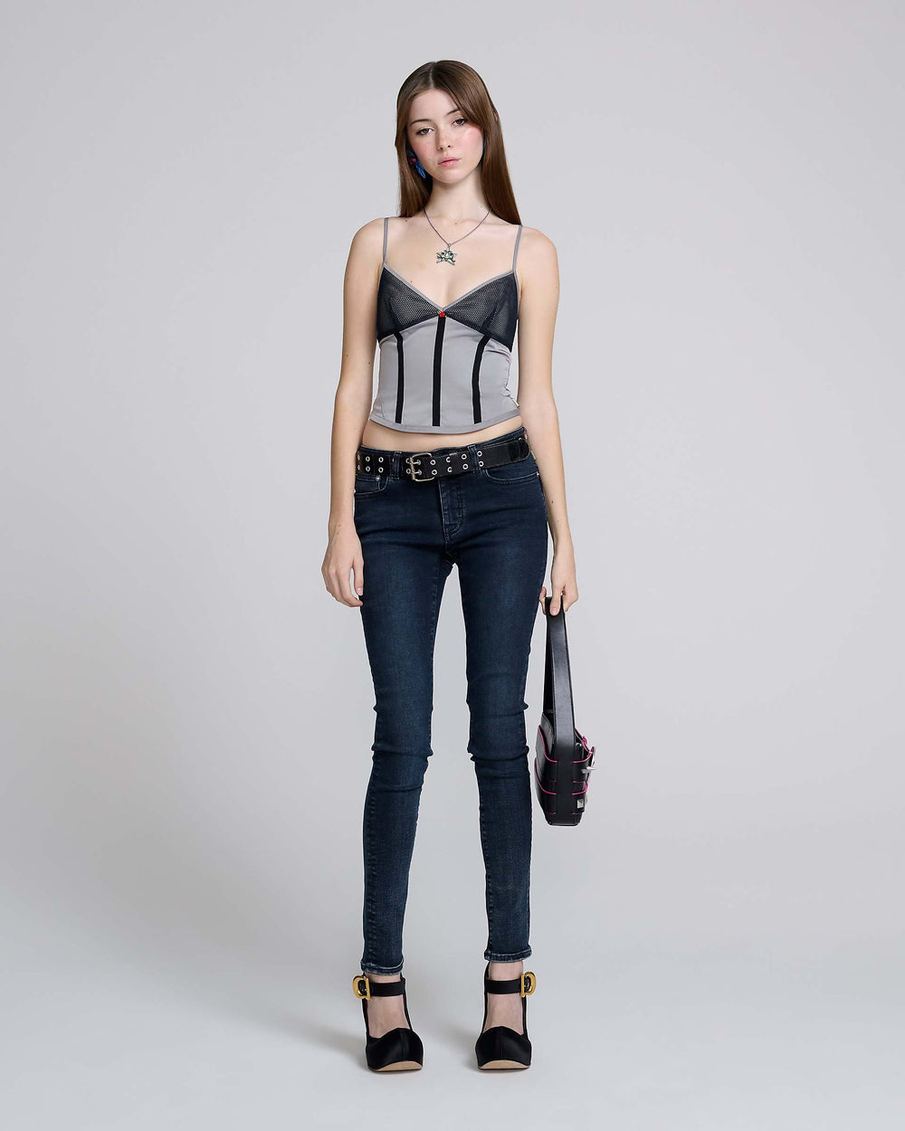 Sport Mesh Corset Tank - Grey Multi | Marc Jacobs sale